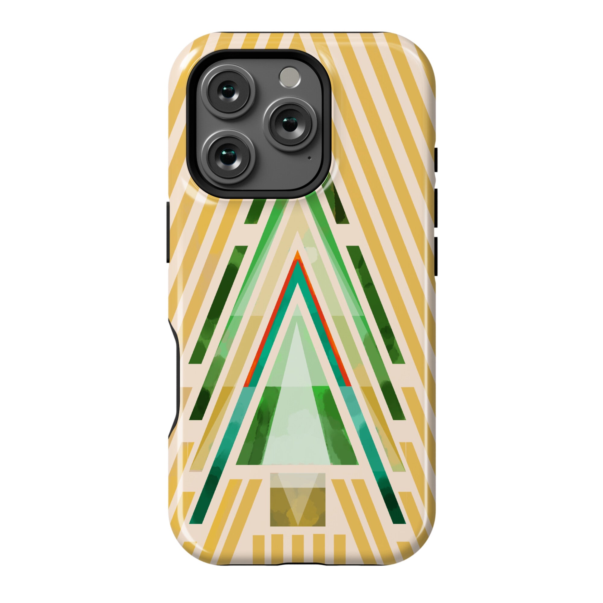 Geometric Summer Tree Phone Case